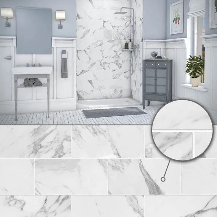 White Pearl 10x20 – Jacob Showers and Baths St. Louis remodel