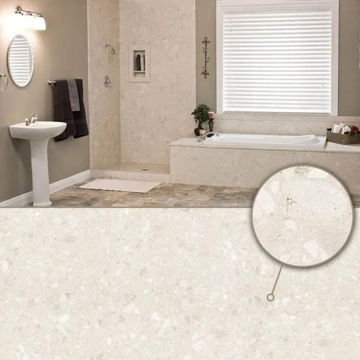 Mocha Travertine – Jacob Showers and Baths St. Louis remodel
