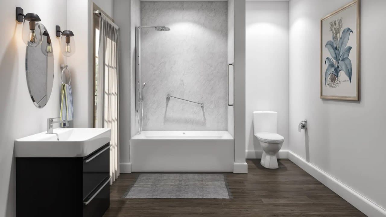 Frost Tub Alcove — Modern — Jacob Showers and Baths St. Louis