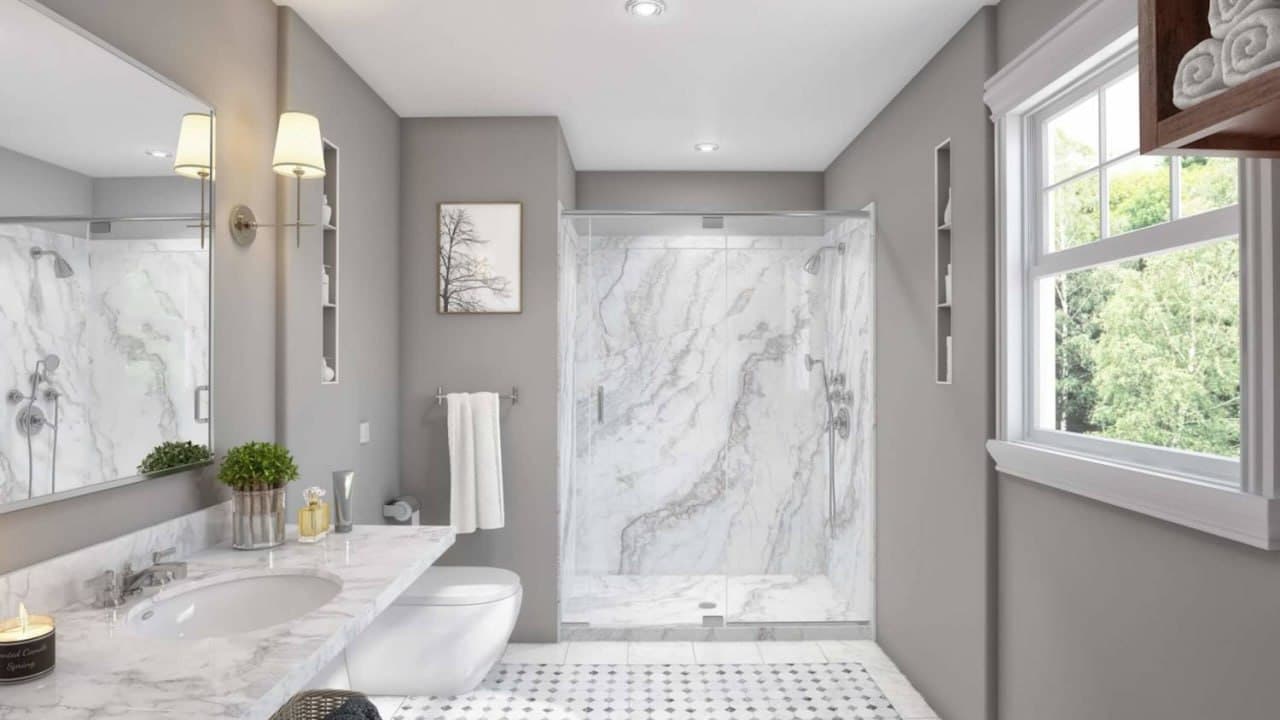 Contemporary Bathroom Design – Jacob Showers and Baths St. Louis remodel