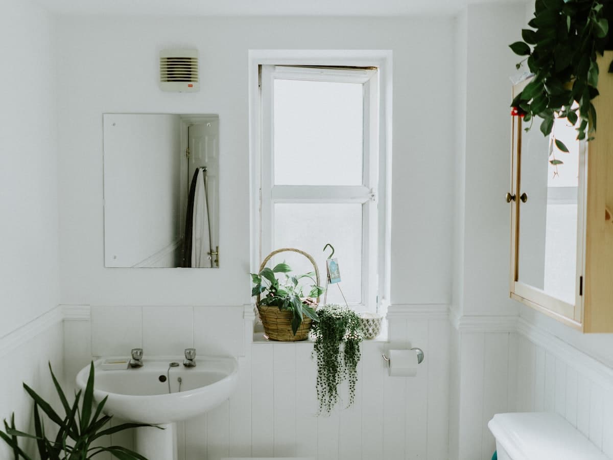 Finished bathroom remodel inspiration from Unsplash