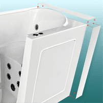 Extension Kit walk-in tub option